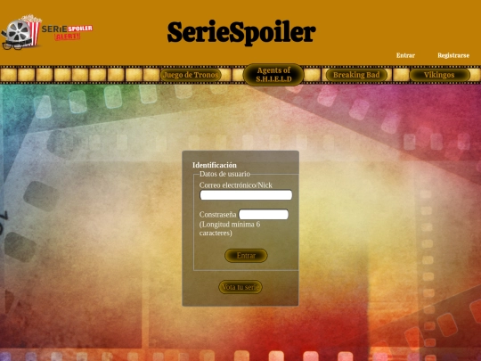 login screenshot
