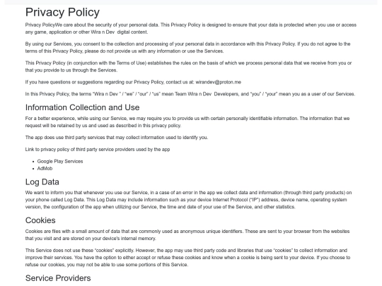 policy screenshot