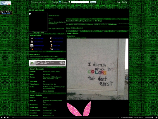 myspace screenshot