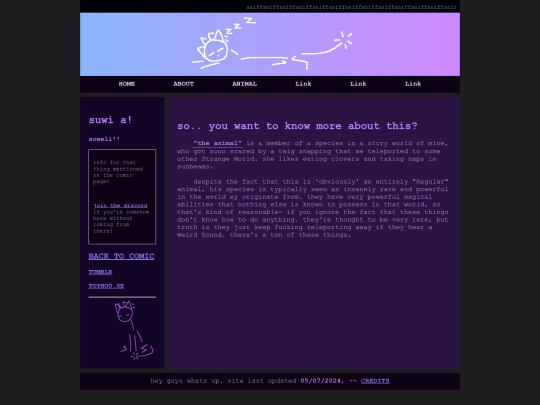 animal/info screenshot