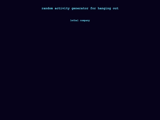 hm/randomactivity screenshot