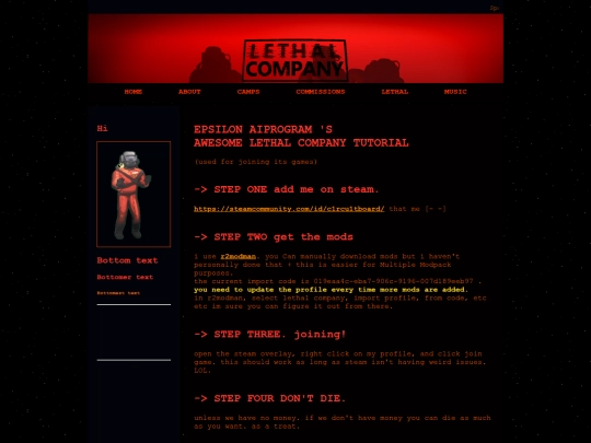 lethal/company screenshot
