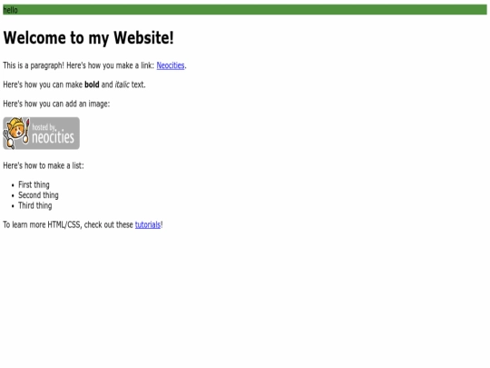 index screenshot