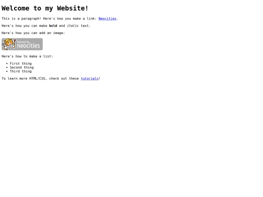 index screenshot