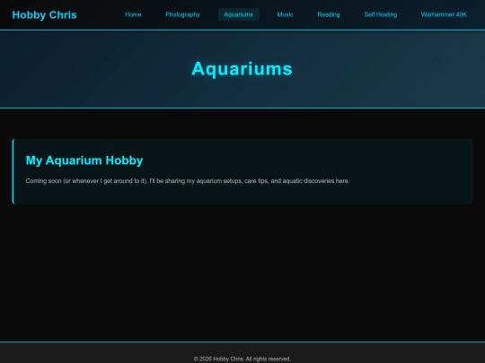hobbies/aquariums screenshot