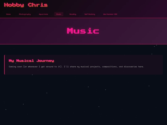 hobbies/music screenshot