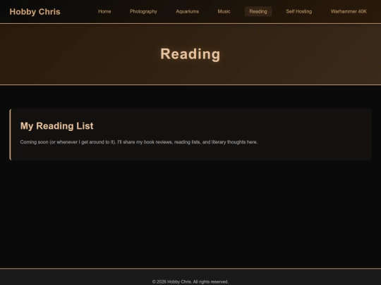hobbies/reading screenshot