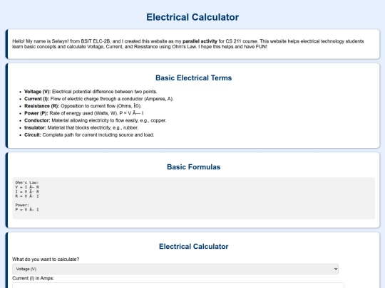 Electrical_Project screenshot