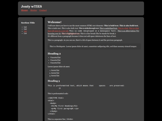 index screenshot