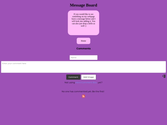 messageboard screenshot