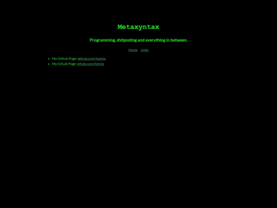 links screenshot