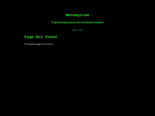 not_found screenshot