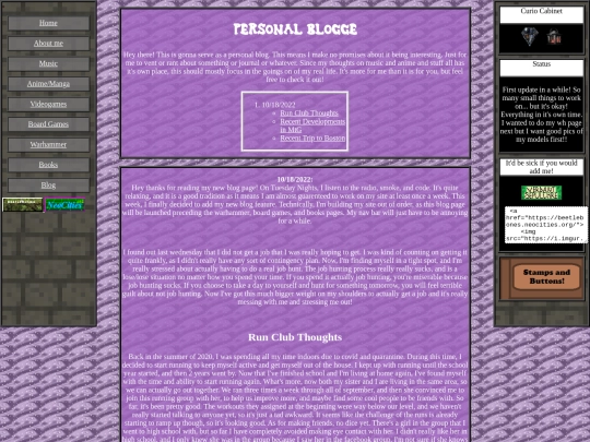 blog screenshot