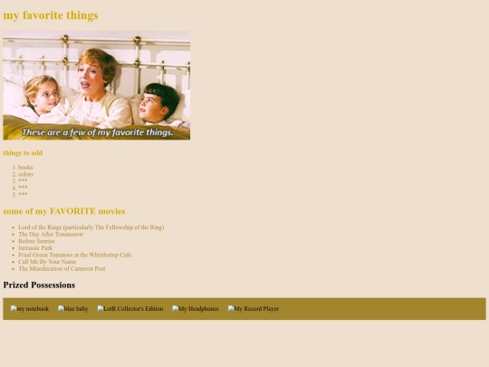 pages/favorites screenshot