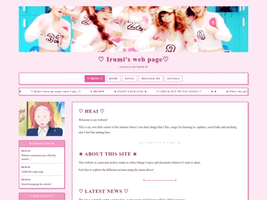 Irumiimii's web/Irumi web/web screenshot