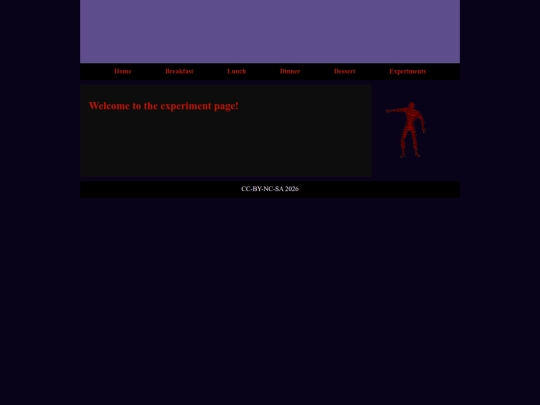 experiments screenshot