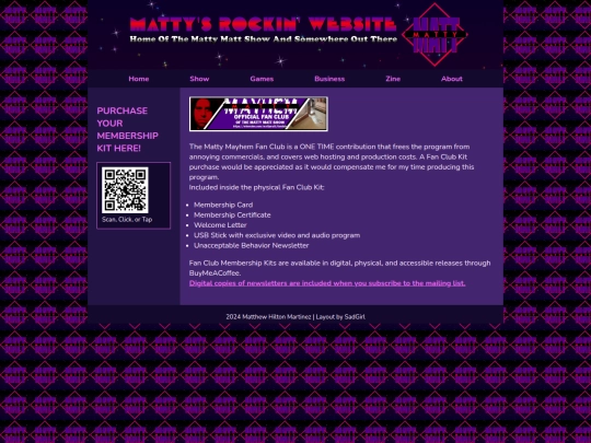 mattymatt/fanclub screenshot