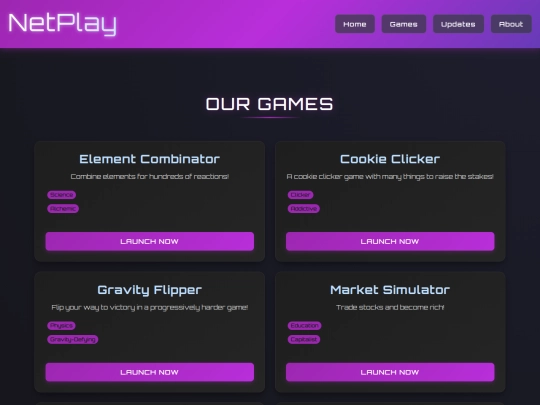 games screenshot