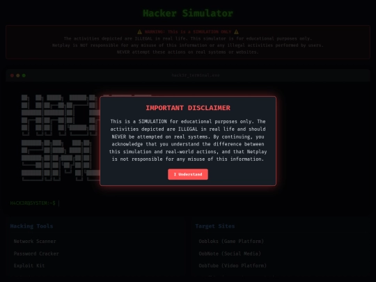 hack-sim screenshot