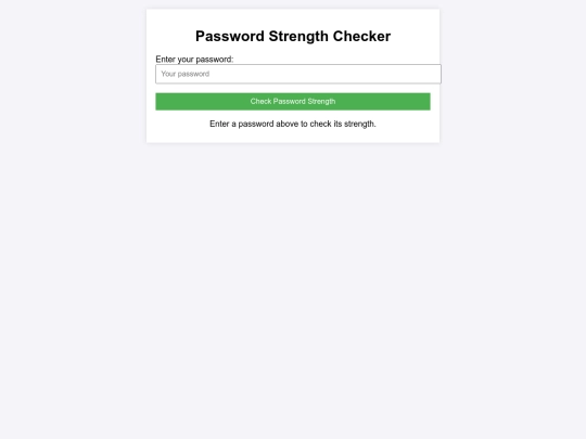 password screenshot
