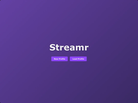 streamr screenshot