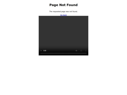 not_found screenshot