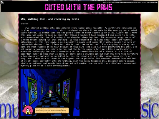 blog screenshot