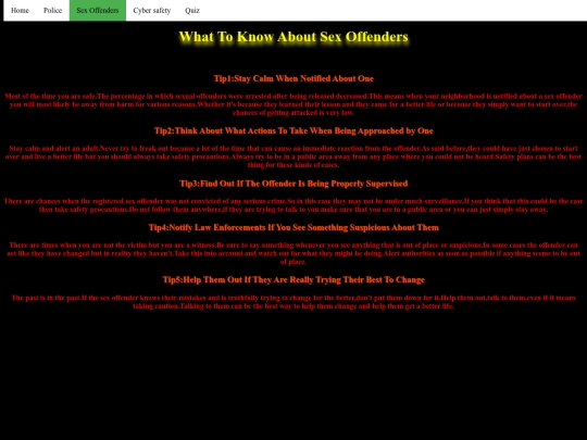 sexoffenders screenshot