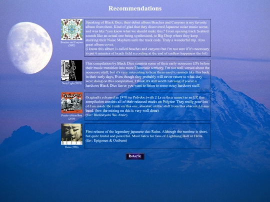 recs screenshot