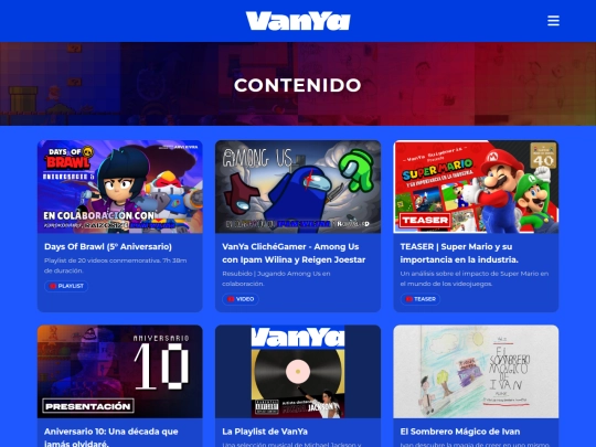 contenido screenshot
