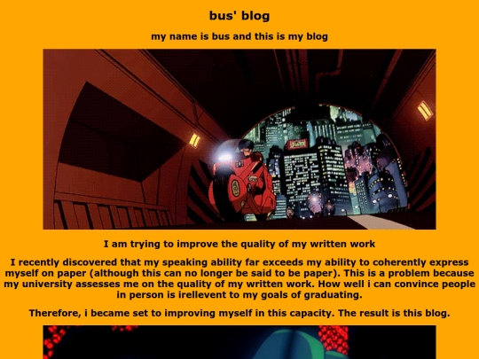 blog screenshot