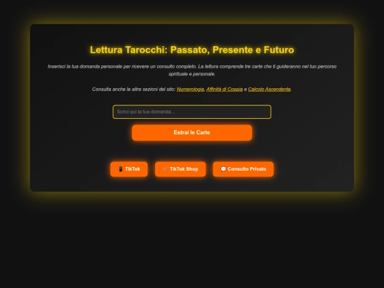 lettura-tarocchi screenshot