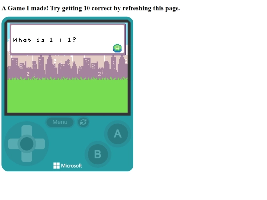 quiz screenshot