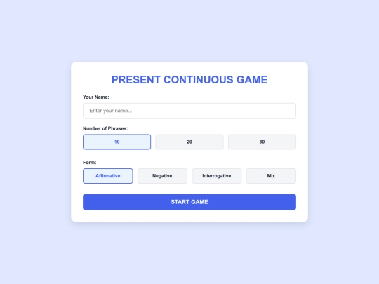 Z english/present_continuous_game screenshot