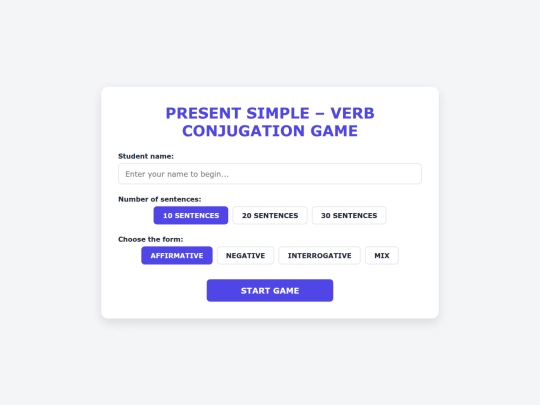 Z english/present_simple_game screenshot