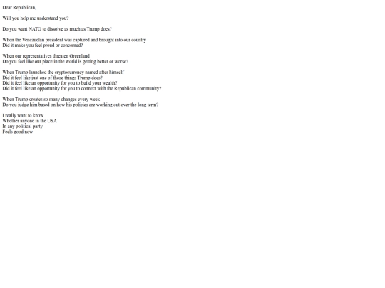 DearRepublican screenshot