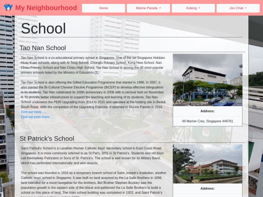 mysite_mp_schools screenshot
