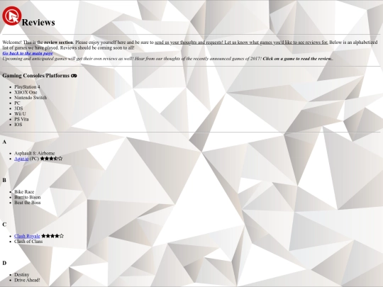 reviews screenshot