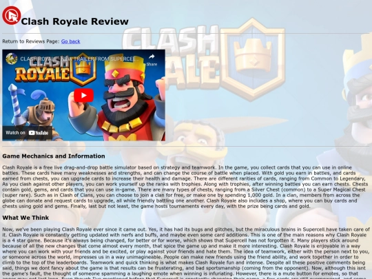 reviews/clashroyale screenshot