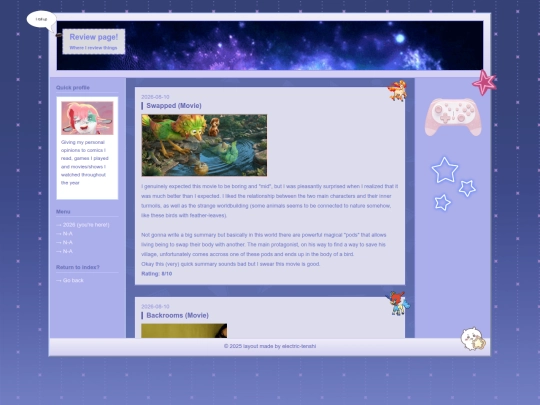 reviews screenshot