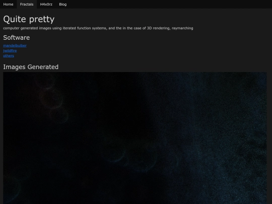 fractals screenshot