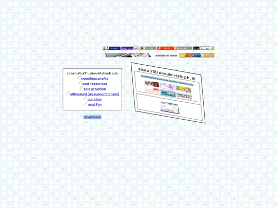 links screenshot