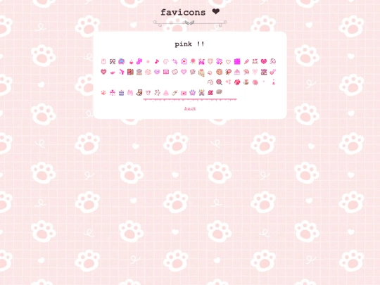favicons screenshot