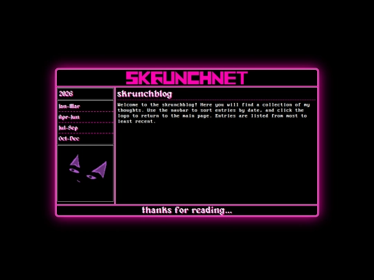 blog screenshot