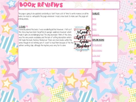 bookreviews screenshot