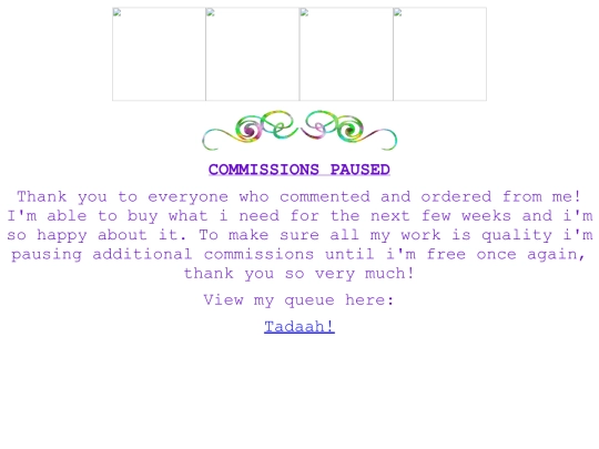COMMISSIONS screenshot