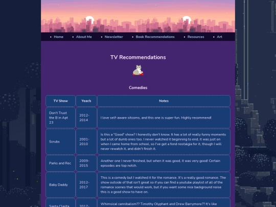 pages/tvrecs screenshot