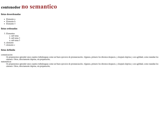 contenedorlista screenshot