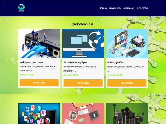 servicios screenshot