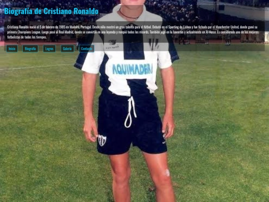 biografia screenshot
